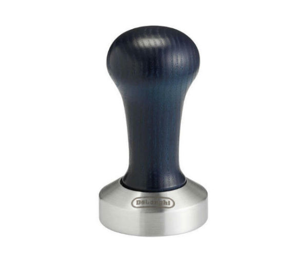 Professional Tamper 51mm dark blue - flat base "DE LONGHI"